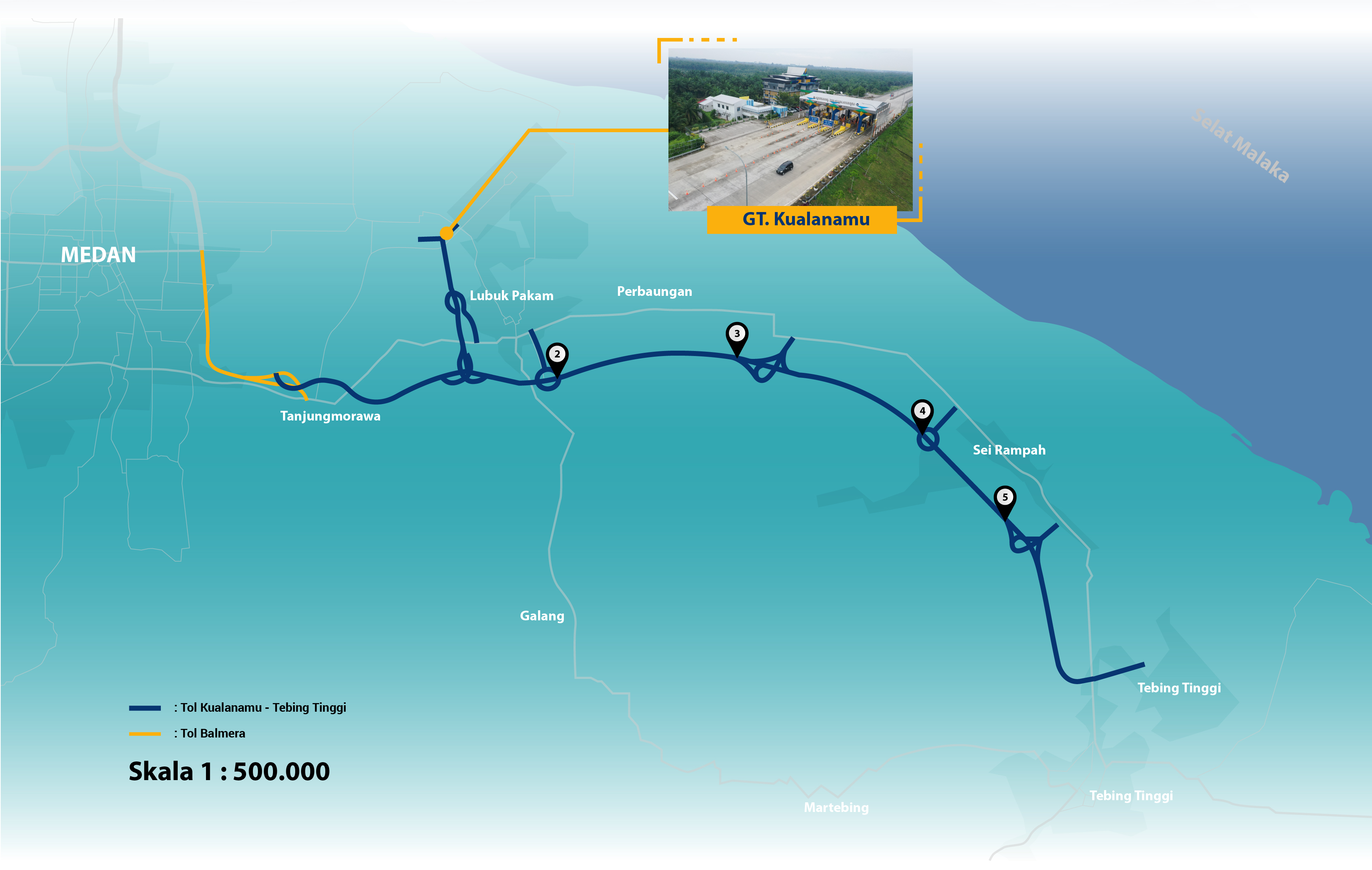 Toll Road Map